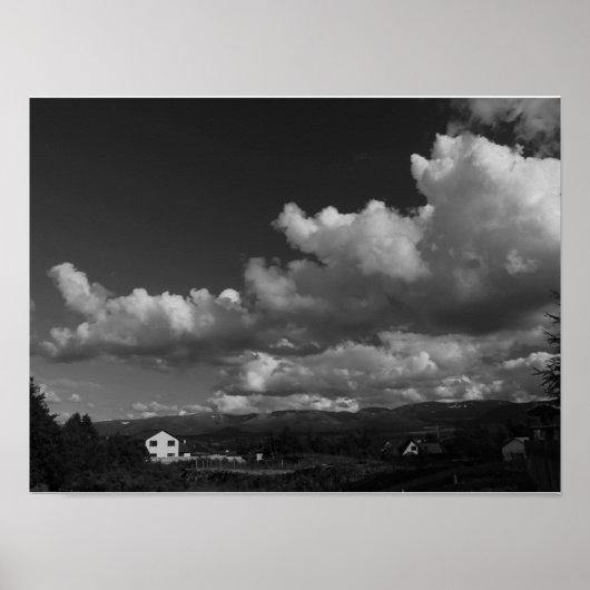 Wolkenansatz Poster (Vorne)