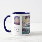 Wolkenbildung Gemälde / Künstler Larry Lerew Tasse (Links)