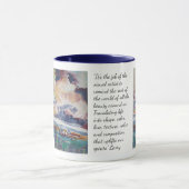 Wolkenbildung Gemälde / Künstler Larry Lerew Tasse (Zentrum)