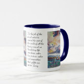 Wolkenbildung Gemälde / Künstler Larry Lerew Tasse (VorderseiteRechts)