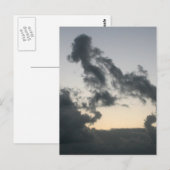 Wolkenbildung, Hundskelett? Cartoon? Postkarte (Vorne/Hinten)