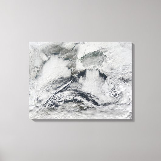 Wolkenbildung über dem Schwarzen Meer Leinwanddruck (Vorderseite)