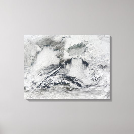 Wolkenbildung über dem Schwarzen Meer Leinwanddruck (Vorderseite)