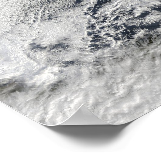 Wolkenbildung über dem Schwarzen Meer Poster (Ecke)