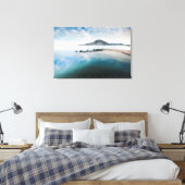 Wolkenblauer Himmel im See Leinwanddruck (Insitu (Schlafzimmer))