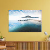 Wolkenblauer Himmel im See Leinwanddruck (Insitu (Wohnzimmer))