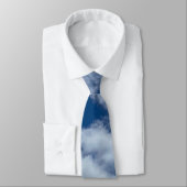Wolkenblauer Himmel Krawatte (Gebunden)
