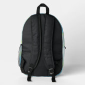 Wolkenbruch Bedruckter Rucksack (Rückseite)