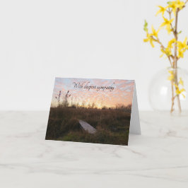 Wolkenbruch - Sympathiekarte Karte