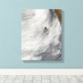 Wolkenbrüche und Ruhm vor der Insel Guadalupe Leinwanddruck (Insitu (Holzboden))