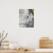 Wolkenbrüche und Ruhm vor der Insel Guadalupe Poster (Küche)