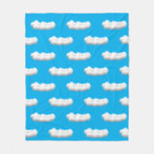Wolkendecke aus Fleece (Vorderseite)