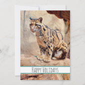 Wolkendecke Feiertagskarte (Vorderseite)