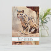 Wolkendecke Feiertagskarte (Stehend Vorderseite)