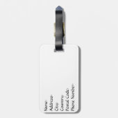 Wolkendecke Gepäckanhänger (Rückseite vertikal)