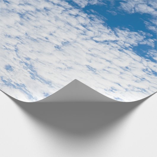 Wolkendecke Geschenkpapier (Ecke)