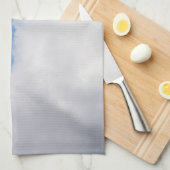 Wolkendecke Geschirrtuch (Viertel Falte)