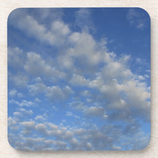 Wolkendecke Getränkeuntersetzer (Vorderseite)