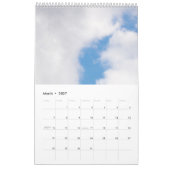 Wolkendecke Kalender (Mär 2027)