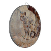 Wolkendecke Landschaftsbild exotische Tierwelt Dartscheibe (Vorderseite Links)