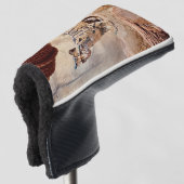 Wolkendecke Landschaftsbild exotische Tierwelt Golf Headcover (3/4 Vorderseite)
