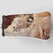 Wolkendecke Landschaftsbild exotische Tierwelt Golf Headcover (Vorderseite)