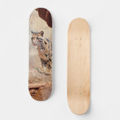 Wolkendecke Landschaftsbild exotische Tierwelt Skateboard (Vorderseite)
