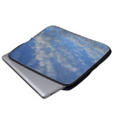 Wolkendecke Laptopschutzhülle (Vorne Knopf)