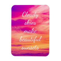 Wolkendecke machen schöne Sonnenuntergänge