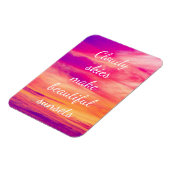 Wolkendecke machen schöne Sonnenuntergänge Magnet (Linke Seite)