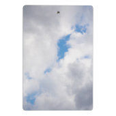 Wolkendecke Mini Klemmbrett (Rückseite)