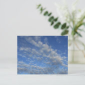 Wolkendecke Postkarte (Stehend Vorderseite)