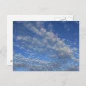 Wolkendecke Postkarte (Vorne/Hinten)