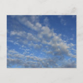 Wolkendecke Postkarte (Vorderseite)