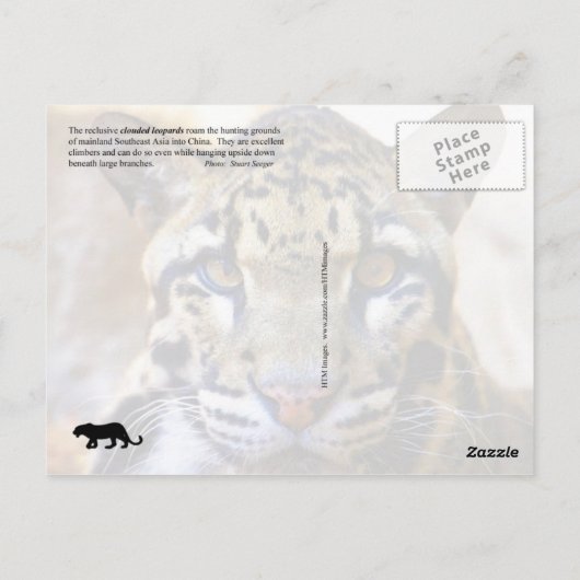 Wolkendecke Postkarte (Rückseite)