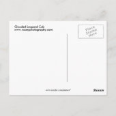 Wolkendecke Postkarte (Rückseite)