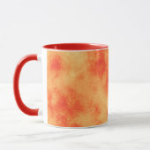 Wolkeneffekt Orange Tasse (Links)