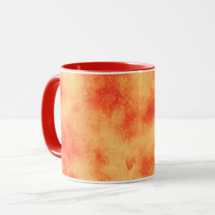 Wolkeneffekt Orange Tasse