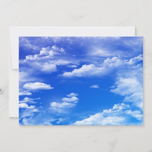 Wolkeneinladung Einladung (Vorderseite)