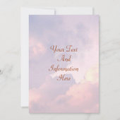 Wolkeneinladung Einladung (Vorderseite)