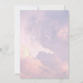 Wolkeneinladung Einladung (Rückseite)