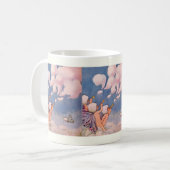 Wolkenfeen machen Wolken Kaffeetasse (Vorderseite Links)