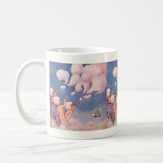 Wolkenfeen machen Wolken Kaffeetasse (Links)