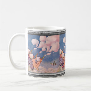 Wolkenfeen machen Wolken Kaffeetasse