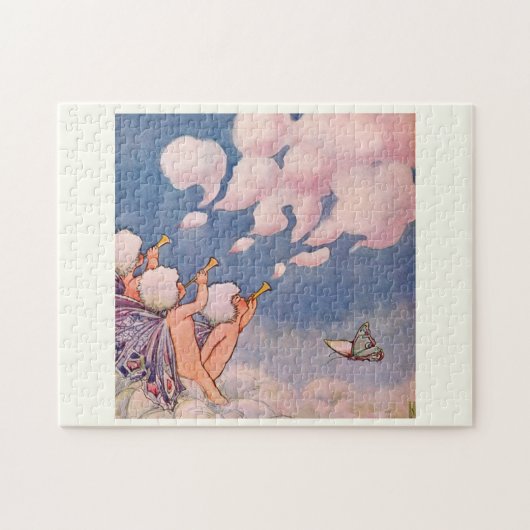 Wolkenfeen machen Wolken Puzzle (Horizontal)
