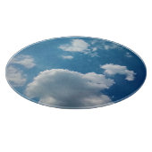 Wolkenflecken Schneidebrett (Ecke)