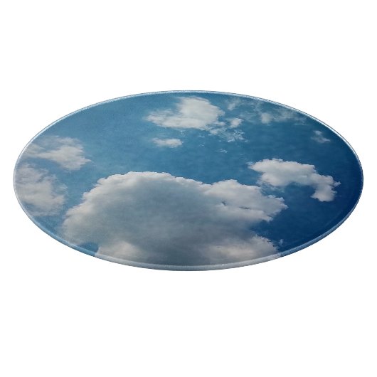 Wolkenflecken Schneidebrett (Ecke)