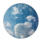 Wolkenflecken Schneidebrett (Vorderseite)
