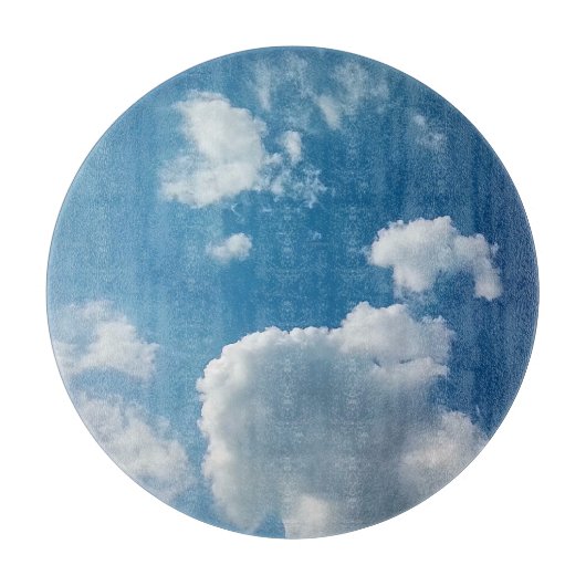 Wolkenflecken Schneidebrett (Vorderseite)