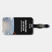 Wolkenformationen rund um den Sonnenuntergang vor  Gepäckanhänger (Rückseite horizontal)